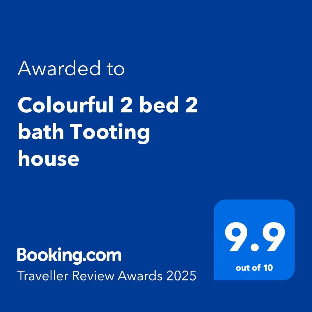 Colourful 2 Bed 2 Bath Tooting House Apartment London Luaran gambar